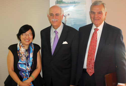 Margaret W. Wong, Ambassador Natsios and Alex Machaskee