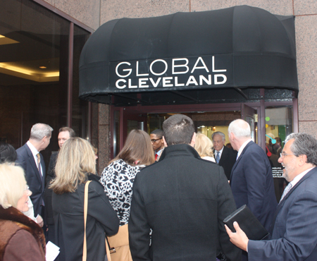 Entering the Global Cleveland Welcome Center