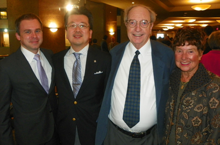 Neil Mohney, Hiroyuki Fujita, Albert Ratner and Jenny Brown