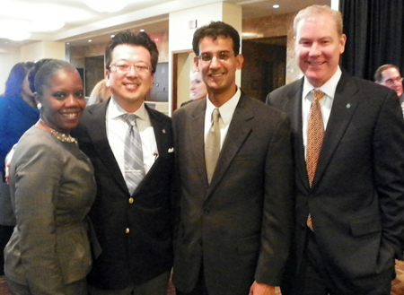 Valarie McCall, Hiroyuki Fujita, Baiju Shah and Dan Walsh