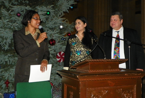 Lynette Stevens, Aroojy Ashraf and Pierre Bejjani