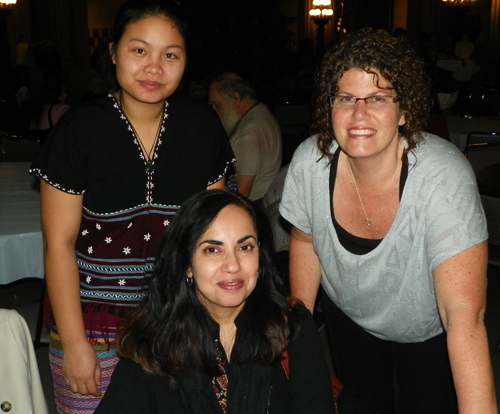 Paw Htoo, Sujata Burgess and Dana Silverman