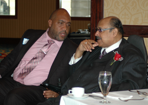 Blaine Griffin and Dr Reverend Charles Lucas