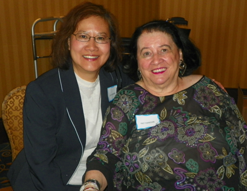 Judy Wong and Pat Hanson