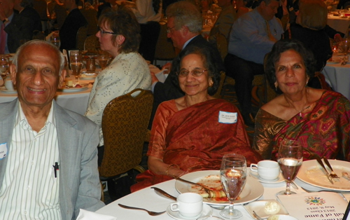 Ramesh and Jaya Shah with Gita Gidwani