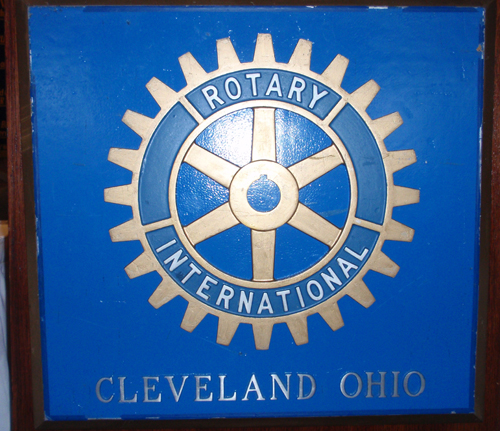 Cleveland Rotary sign