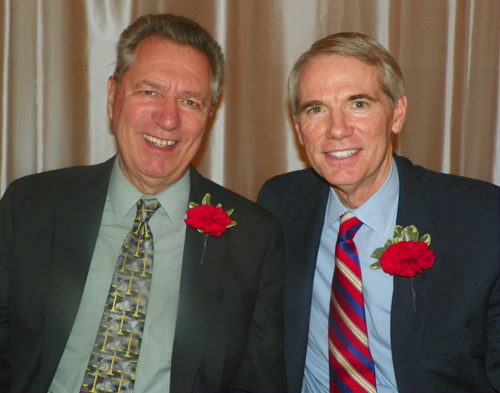 Judge Rocky Perk and Senator Rob Portman 