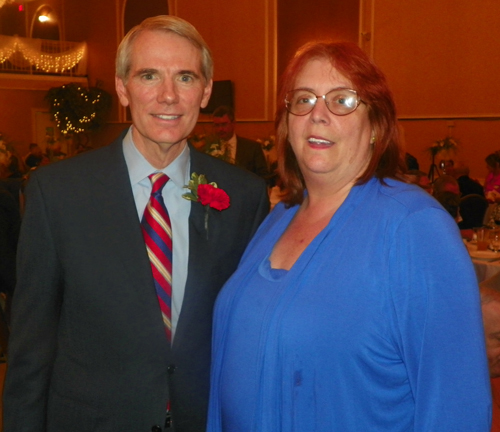 Senator Rob Portman and Debbie Hanson