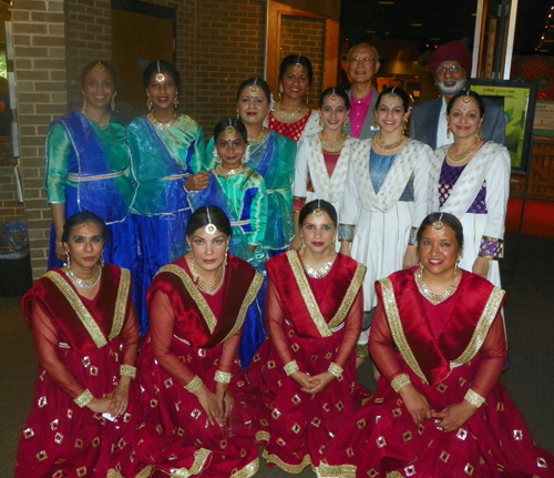 Students of the Anga Kala Kathak Academy with Anthony Yen and Ratanjit Sondhe