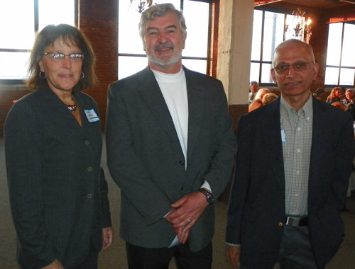 Carrie Hansen, Paul Burik and Raj Pillai