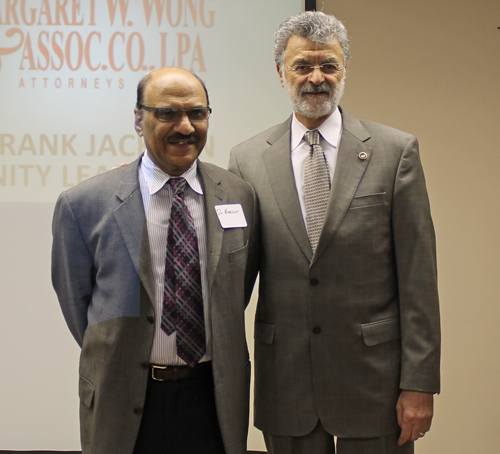 Ahmed Mansoor and Mayor Frank Jackson