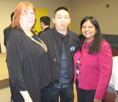 Debbie Hanson, Johnny Wu and Radhika Reddy