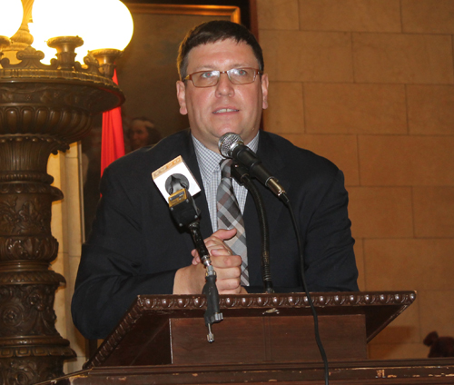 Councilman Joe Cimperman at Cleveland Refugee Summit