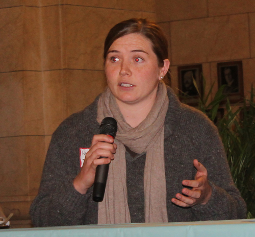 Maggie Fitzpatrick, manager of the REAP (Refugee Empowerment Agriculture Program) at Ohio City Farm 