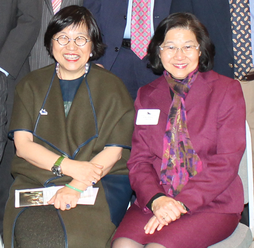 Sisters Margaret and Cecilia Wong