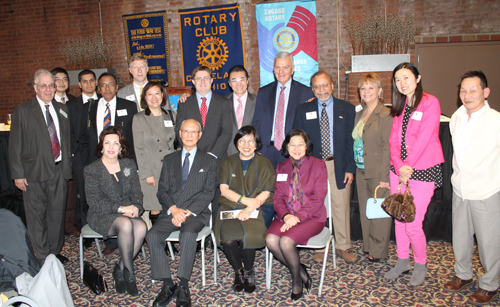 Honoree Margaret Wong and friends