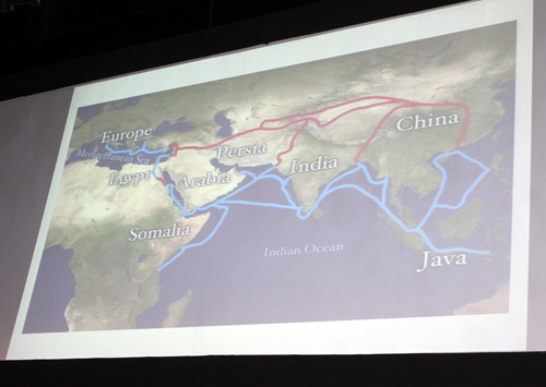 Silk Road map