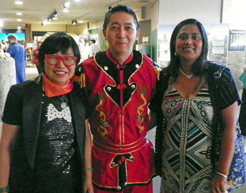 Margaret Wong, Johnny Wu and Pia Roy