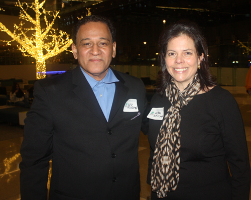 ICC-WIN Board member Lou Acosta and Nikki Difilippo