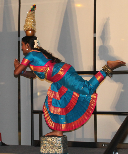 Mahima Venkatesh performs a traditional South Indian Karagattam Dance