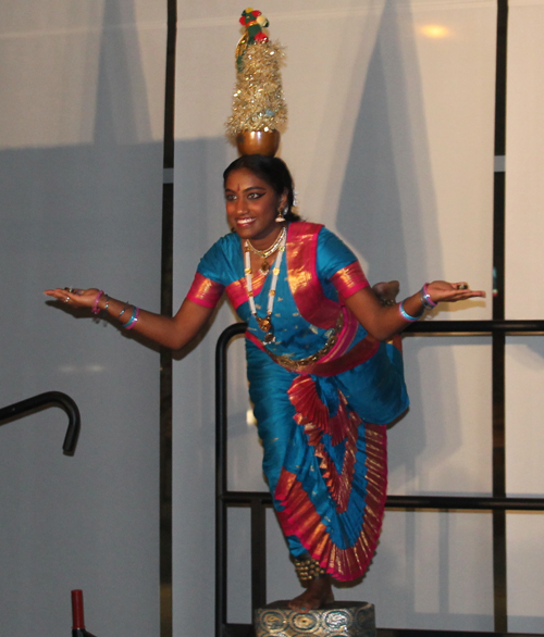 Mahima Venkatesh performs a traditional South Indian Karagattam Dance