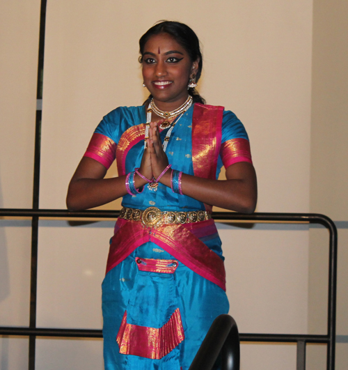 Mahima Venkatesh performs a traditional South Indian Karagattam Dance