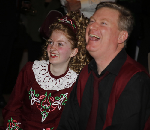 Murphy Irish dancers having fun