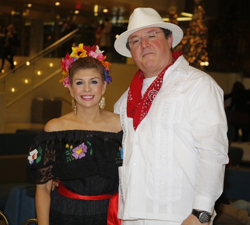 Norma Sabath & Modesto Garcia Representing Mexico