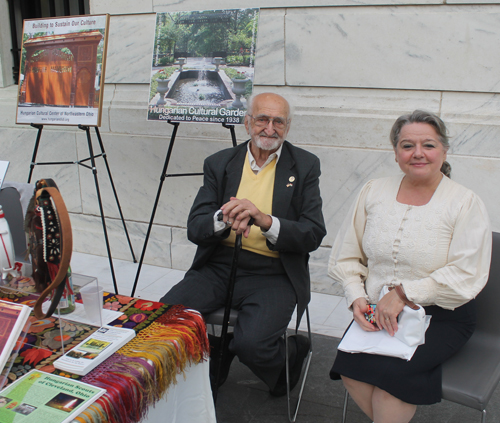 Hungarian Cultural Garden Table