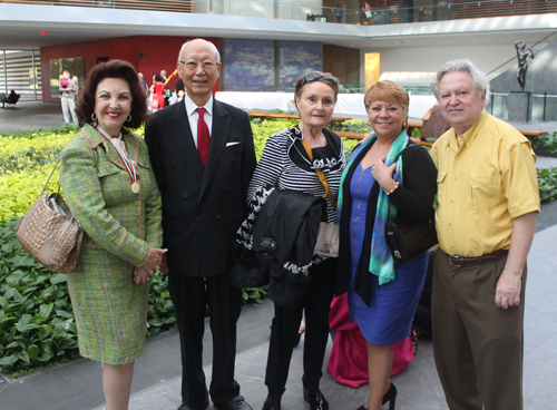 Maria Pujana, Anthony and Josiane Yen, Mari Galindo DaSilva and Hugo Urizar