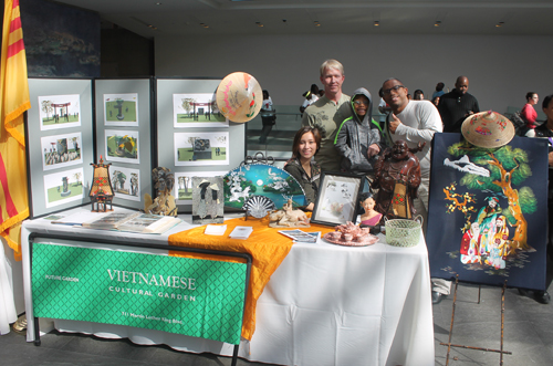 Vietnamese Cultural Garden Table