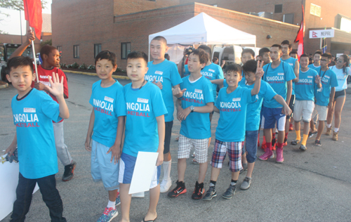 Team from Mongolia at Continental Cup in Cleveland