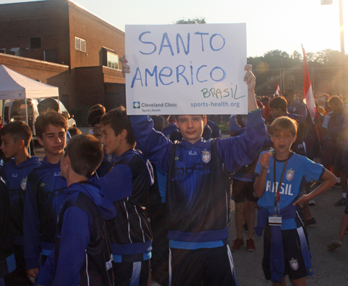 Young athletes from Brazil Posing at the 2015 Continental Cup