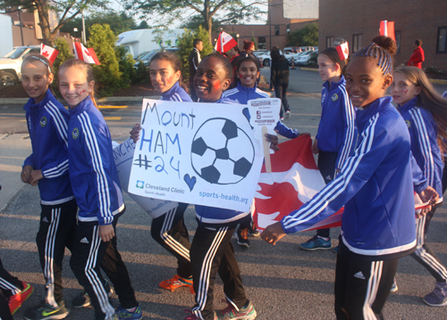 Young athletes Posing at the 2015 Continental Cup