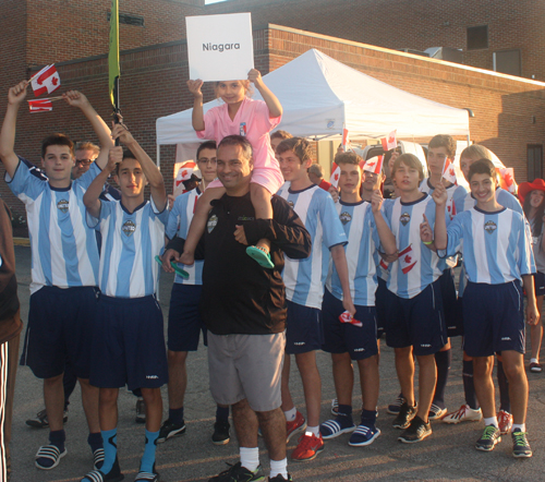 Young athletes Posing at the 2015 Continental Cup