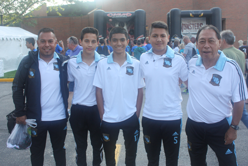 Young athletes Posing at the 2015 Continental Cup