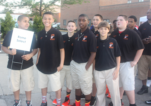 Young athletes Posing at the 2015 Continental Cup