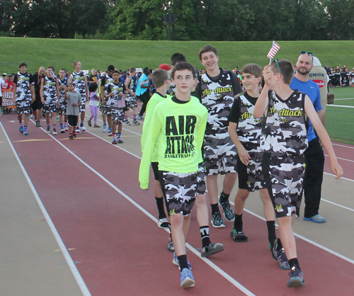 Parade of Athletes at the opening ceremony of the 2015 Continental Cup in Cleveland Ohio