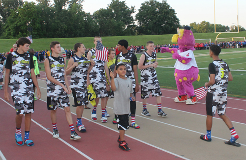 Parade of Athletes at the opening ceremony of the 2015 Continental Cup in Cleveland Ohio