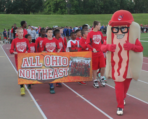 Parade of Athletes at the opening ceremony of the 2015 Continental Cup in Cleveland Ohio