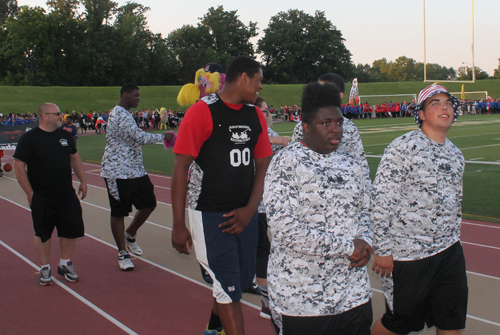 Parade of Athletes at the opening ceremony of the 2015 Continental Cup in Cleveland Ohio