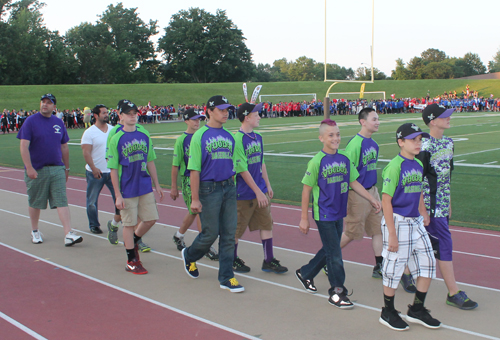 Parade of Athletes at the opening ceremony of the 2015 Continental Cup in Cleveland Ohio