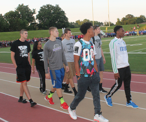 Parade of Athletes at the opening ceremony of the 2015 Continental Cup in Cleveland Ohio