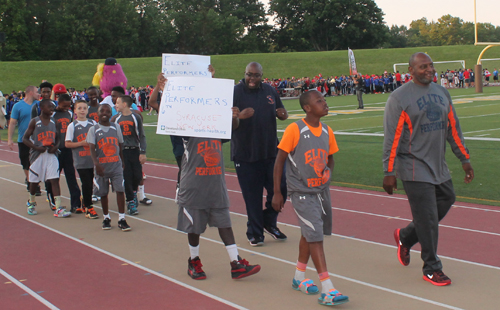 Parade of Athletes at the opening ceremony of the 2015 Continental Cup in Cleveland Ohio