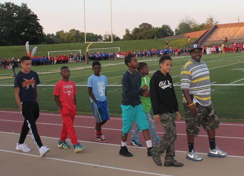 Parade of Athletes at the opening ceremony of the 2015 Continental Cup in Cleveland Ohio