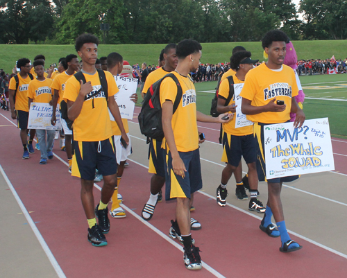 Parade of Athletes at the opening ceremony of the 2015 Continental Cup in Cleveland Ohio