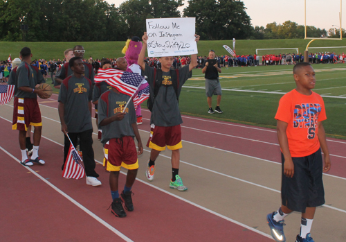 Parade of Athletes at the opening ceremony of the 2015 Continental Cup in Cleveland Ohio