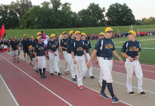 Parade of Athletes at the opening ceremony of the 2015 Continental Cup in Cleveland Ohio