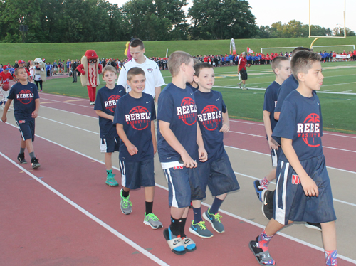 Parade of Athletes at the opening ceremony of the 2015 Continental Cup in Cleveland Ohio