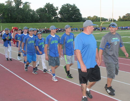 Parade of Athletes at the opening ceremony of the 2015 Continental Cup in Cleveland Ohio